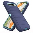 thumbnail image 4 of Asuwish Phone Case for Google Pixel 9/Pixel 9 Pro/Pixel 10/Pixel 10 Pro 5G Hybrid Rugged Shockproof Hard Protective Drop Proof Full Body Heavy Duty Mobile Cell Cover Pixel9 9Pro 10Pro Women Men Blue, 4 of 6