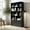 Black, variant on DIYART Black 5-Tier Bookshelf, 13-Cube Storage Cabinet with 3 Doors, Freestanding Bookcase for Living Room & Home Office