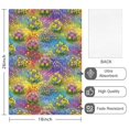 thumbnail image 2 of 2 Pcs Pioneer Flower Floral Print Pattern Kitchen Towels, Funny Microfiber Dish Towel Set, 18" X 26" Tea Towels, 2 of 6