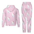thumbnail image 6 of Hello Kitty Boys 2 Piece Tracksuit Athletic Sweatsuits Sets Hooded Sweatshirt And Jogger Sweatpants Clothing Sets for Kids, 6 of 8