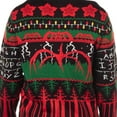 thumbnail image 6 of Stranger Things Ugly Christmas Sweater Men's The Upside Down Holiday Lights Knit Pullover, 6 of 6