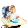 Stay-put Bowl And Cutlery Set, Blue