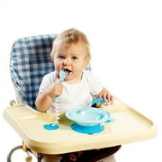 Stay-put Bowl And Cutlery Set, Blue