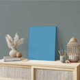 thumbnail image 2 of Wall Art Prints, Blue Framed Canvas Prints for Bedroom Living Room Bathroom Office, Modern Pure Wave Ride Gallery Wrap Wall Art Poster for Gifts Home Decor 12"x12", 2 of 9