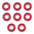 thumbnail image 1 of 8 piezas de rodamientos para monopatín Abec-9 608RS, ruedas de repuesto para patineta, Pennyboard, Waveboard, Cruiser, silla de ruedas rojo Soledad Rodamientos de skateboard 608RS, 1 of 10