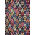 thumbnail image 1 of Unique Loom Sedona Tapis Motif Surteint 9' x 12' Rectangle Bleu Marine/gris, 1 of 5