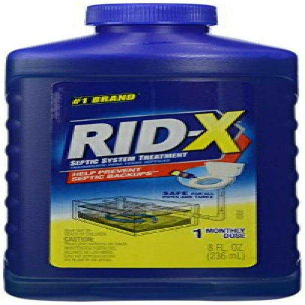 RIDX Septic Tank System Treatment, 8 Ounce