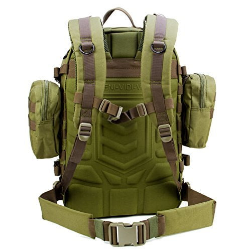 NcStar TAN Small Range Deployment Bag MOLLE Modular Shoulder Carrying Pack 