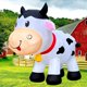 thumbnail image 2 of Vaca inflable de Navidad de 6 pies con luces LED para decoración exterior, 2 of 6