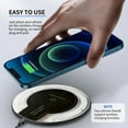 thumbnail image 4 of Sans Fil pour Téléphones iOS/Android, Tapis de Chargement Sans Fil Portable, Bloc d'Alimentation Flexible, Triple Protection, Noir&Rouge, 4 of 7