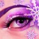 thumbnail image 1 of Cuadros Decorativos Kit de pintura de diamante 5D DIY Maquillaje de ojos brillante Pared de taladro redondo completo (A2068) Likrtyny embutido en tela, 1 of 6