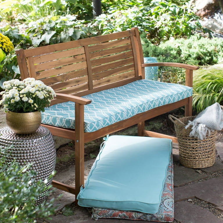 Coral Coast Haven 45 in. Outdoor Corded Bench Cushion Walmart