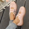 thumbnail image 5 of Mary Jane Ballet Sneakers for Women Fashion Retro Casual Sneakers Cute Tennis Shoes with Elastic Strap Non Slip Lightweight Comfortable Women's Ballet Flats for Dress Jeans, 43, 5 of 9