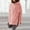 Pink, variant on KIHOUT Tops For Women Women Casual Long Sleeve Loose Solid Pocket Round Neck Medium And Long Tops Hoodies Sweatshirts Women Blouse
