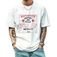 thumbnail image 2 of Men's T Shirts New Trendy Sports Shirt Round Neck Patterned Tee Loose style Creative Gifts for Friends L, 2 of 4