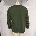 thumbnail image 4 of Kakii Mens Crewneck Sweatshirts Quilted Diamond Textured Pullover Long Sleeve Casual Fashion Sweatshirt, 4 of 6