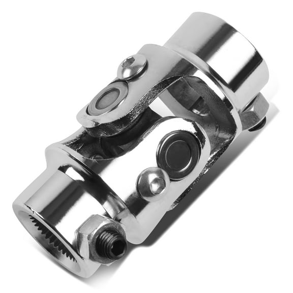 Universal 3.2" Length 38 Degree Working Angel 13/16"-36 Spline X 3/4" DD Stainless Steel Single Steering Shaft U-Joint