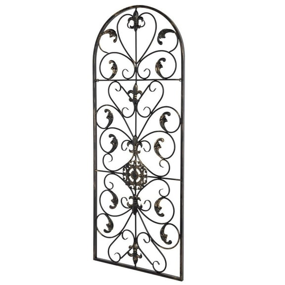 Zimtown Spanish Victorian Style Arched Metal Hanging Wall Art Decor