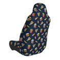 thumbnail image 2 of Daiia Fast Food Printed Car Seat Cover - Waterproof & Sweatproof - Universal Fit, Machine Washable, Non-Slip - Seat Protector for Car, Truck, SUV, Van (1 Pack), 2 of 5