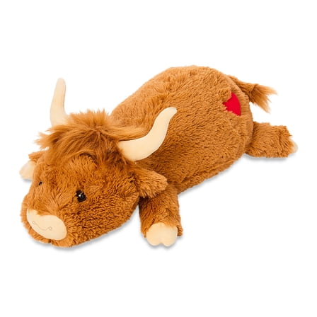 Large Floppy Highland Cow Plush, Multicolor, 10", Valentine's Day by Way To Celebrate