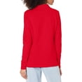 thumbnail image 2 of Women's Long Sleeve Polo Shirt, 2 of 2