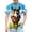 A192 Multicolor, variant on Xdegoge Tween Kids Novelty 3D Monster Fish Graphic T-Shirts Boys Girls Funny Ugly Animal Tees Short Sleeve Casual Summer Tops, Size 11-12