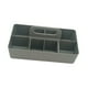 thumbnail image 4 of Organizador de caja apilable de caja portátil Organizador de maquillaje de 8 Compartimentos de limpieza con mango Bin de canasta dividida para Gris, 4 of 8