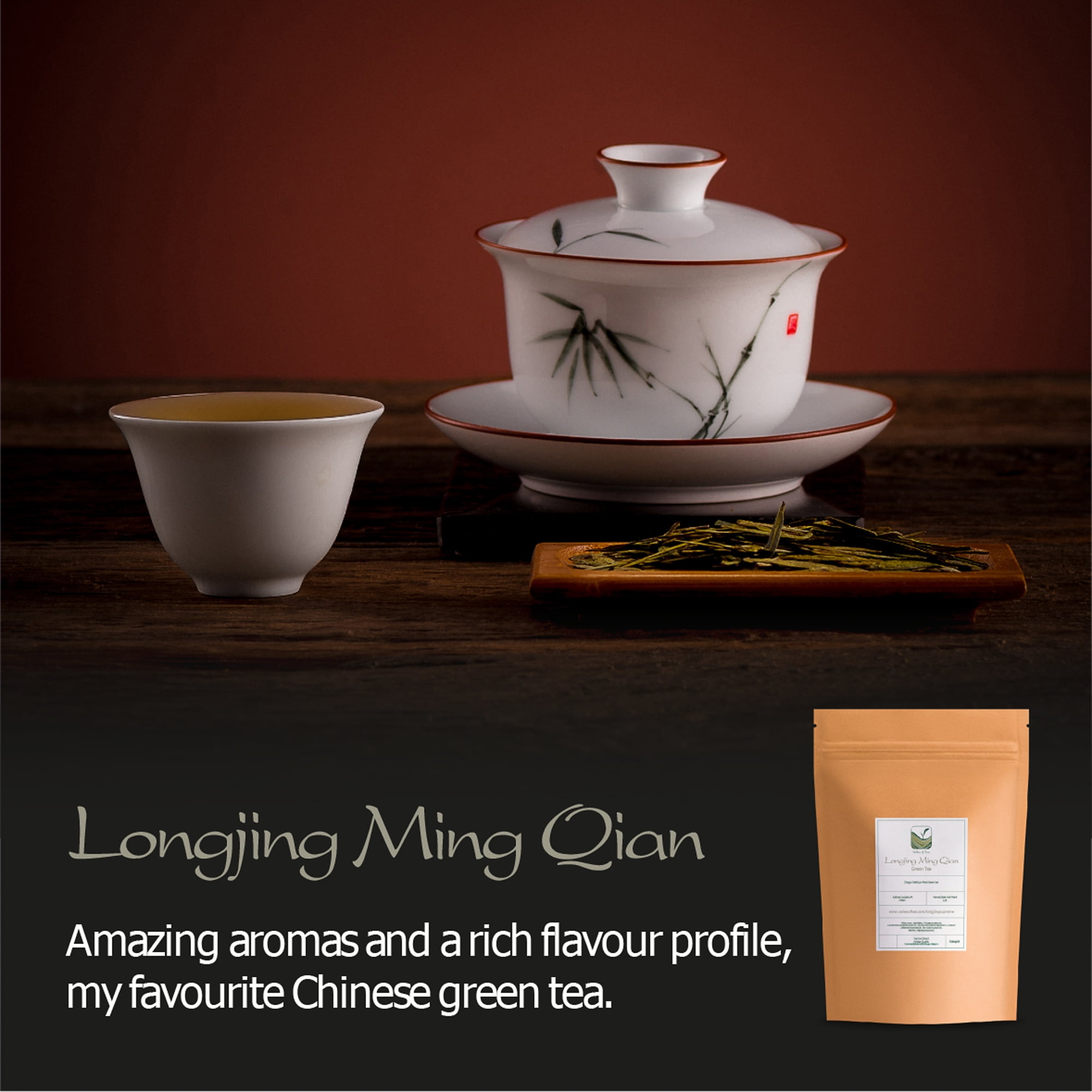 Longjing Dragon Well Green Tea - Premium Early Season Picking Known As Ming Qian Or Pre-Qingming (Ching Ming) 15g