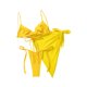 thumbnail image 4 of Txlixc Conjunto de traje de baño dividido para mujer, bikini con volantes+bragas con cordones+cobertores de malla Txlixc Moda, 4 of 7
