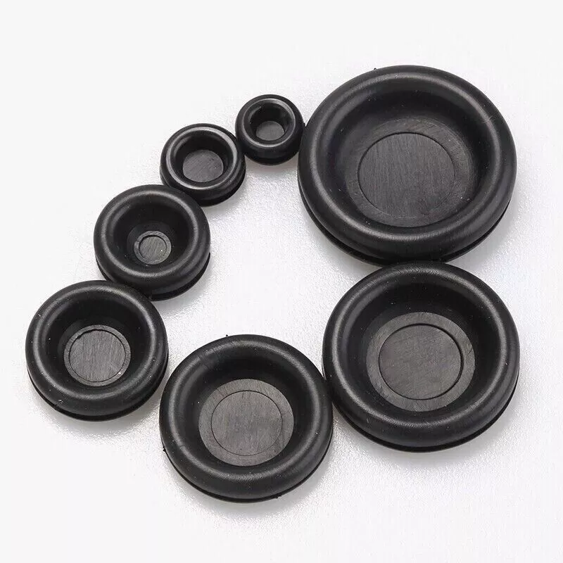 CIRCLE- 170Pcs Rubber Grommet Firewall Hole Plug Electrical Wiring Gasket Assortment Kit