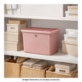 thumbnail image 4 of Caja California La Ardilla con tapa rosa satín / rosa burgundy, 4 of 4