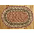 thumbnail image 1 of Olive-Burgundy-Gray Jute Braided Rug, 1 of 1