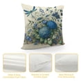 thumbnail image 4 of YANMS Blue Hydrangea Throw Pillow Covers Art Floral Summer Decorative Pillowcase Modern Art Home Decor Sofa Cushions Pillow Outdoor Pillow Cover for Bed Living Room, 4 of 5