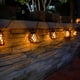 thumbnail image 5 of Simulación LED Luz de llama solar Luces de jardín Guirnaldas de luces solares Luces decorativas impermeables para jardín Boda Decoración navideña, 5 of 8