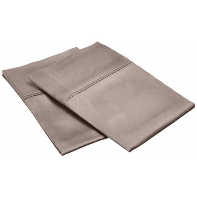 Superior MO300SDPC SLGR Taies d'Oreiller Standard 300, Modal Uni - Gris