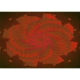 thumbnail image 1 of Ahgly Company Indoor Rectangle Patterned Mahogany Brown Area Rugs, 7' x 9', 1 of 6