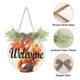 thumbnail image 2 of Fox Tree and Leaves Welcome Sign for Front Door Wreath Door Sign for Farmhouse Porch Decoration Indoor Outdoor, 2 of 7
