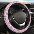 thumbnail image 3 of Lsque Christmas Unicorns Ultra Soft Car Steering Wheel Cover for Women, Standard 15 inch Size for Truck Van SUV Auto, 3 of 8