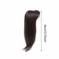 thumbnail image 3 of Hair Toppers For 360 3D Topper With Hair For Thinning Hair 18 Inch Wig Extension Solution For Improved Density And Coverage, 3 of 4