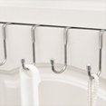 thumbnail image 5 of Gancho de Acero Inoxidable, Gancho Doble en Forma de S Sin Perforaciones, Puerta de Armario de Cocina y Baño, Colgador para Almacenamiento de Ropa y Toallas A, 5 of 5