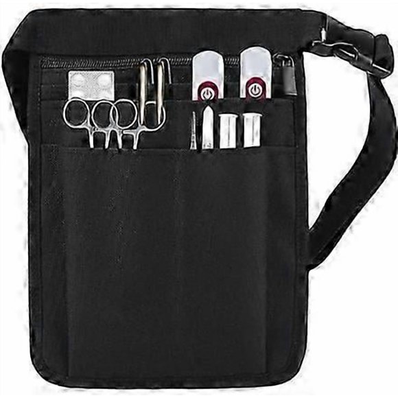 Nurse Waist Bag Adjustable Nurse Belt Bag Nurse Pouch Utility Belt 25*18.5cm