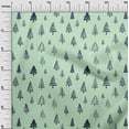 thumbnail image 3 of oneOone Cotton Cambric Light Mint Green Fabric Tree Fabric For Sewing Printed Craft Fabric By The Yard 42 Inch Wide, 3 of 6