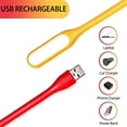 thumbnail image 5 of USB LED Light Lamp for Power Bank (10 PCS) Portable Eye Care Mini Night Light with Flexible Arm, USB Gooseneck Reading Lamps Book Light,Compatible for Desktop, Notebook Laptop（10 colors）, 5 of 9