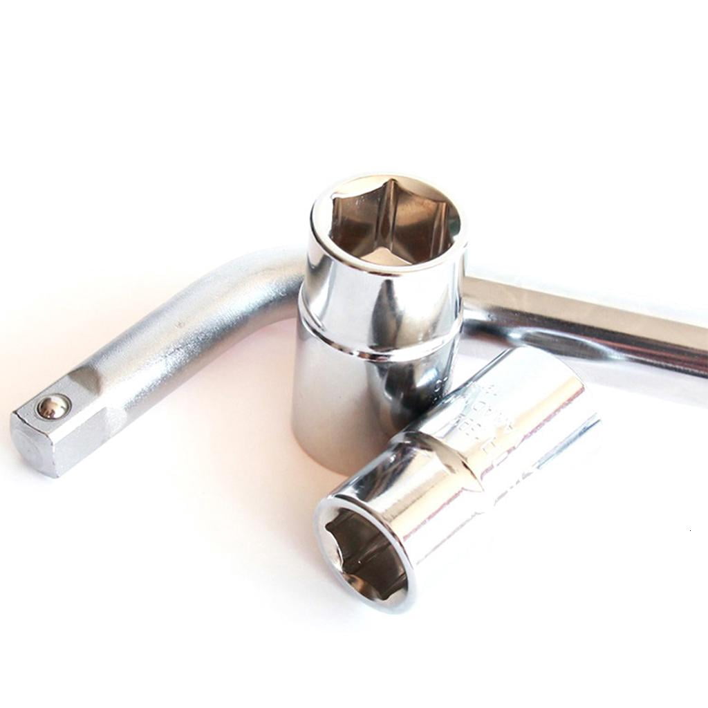CEORPER Extendable Wheel Wrench Set 17/19mm ＆ 21/23mm Wheel Lugs Wrench Brace For Car