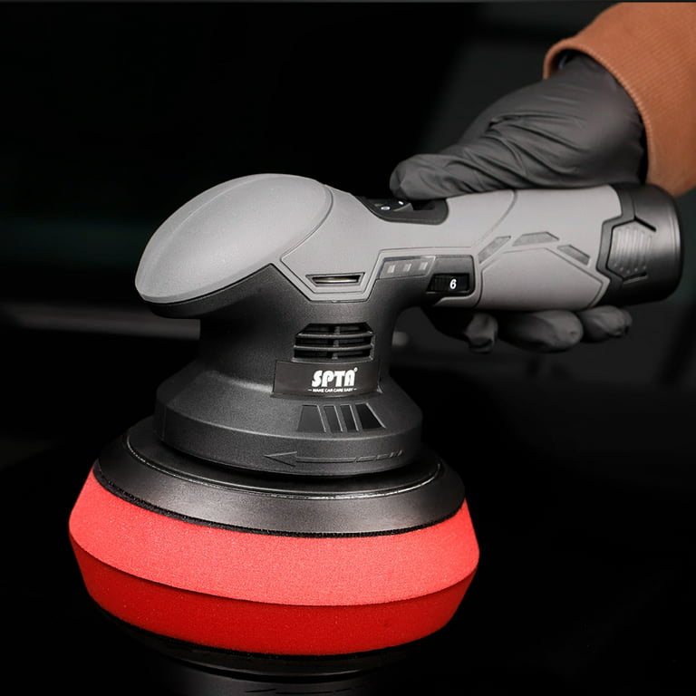 Cordless Car Buffer Polisher with 8 Variable Speed, Portable Car Buffers &  Polishers kit for Car Detailing, 2pcs 12V/2.0Ah Lithium Rechargeable