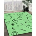thumbnail image 3 of Ahgly Company Machine Washable Indoor Square Transitional Jade Green Area Rugs, 8' Square, 3 of 7