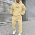 thumbnail image 4 of RXMEKW Mens Pullover Hoodie,Comfortable Hooded Tracksuit with Casual Print Design, 4 of 5