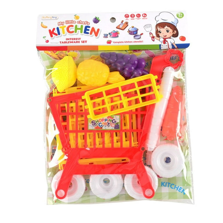 Valentines Day Gifts For Kids Shopping Cart Fruit And Vegetables Pretend To  Play Children Kids Educational Toy Educational Montessori Toys For Kids  Birthday Gifts For Kids 