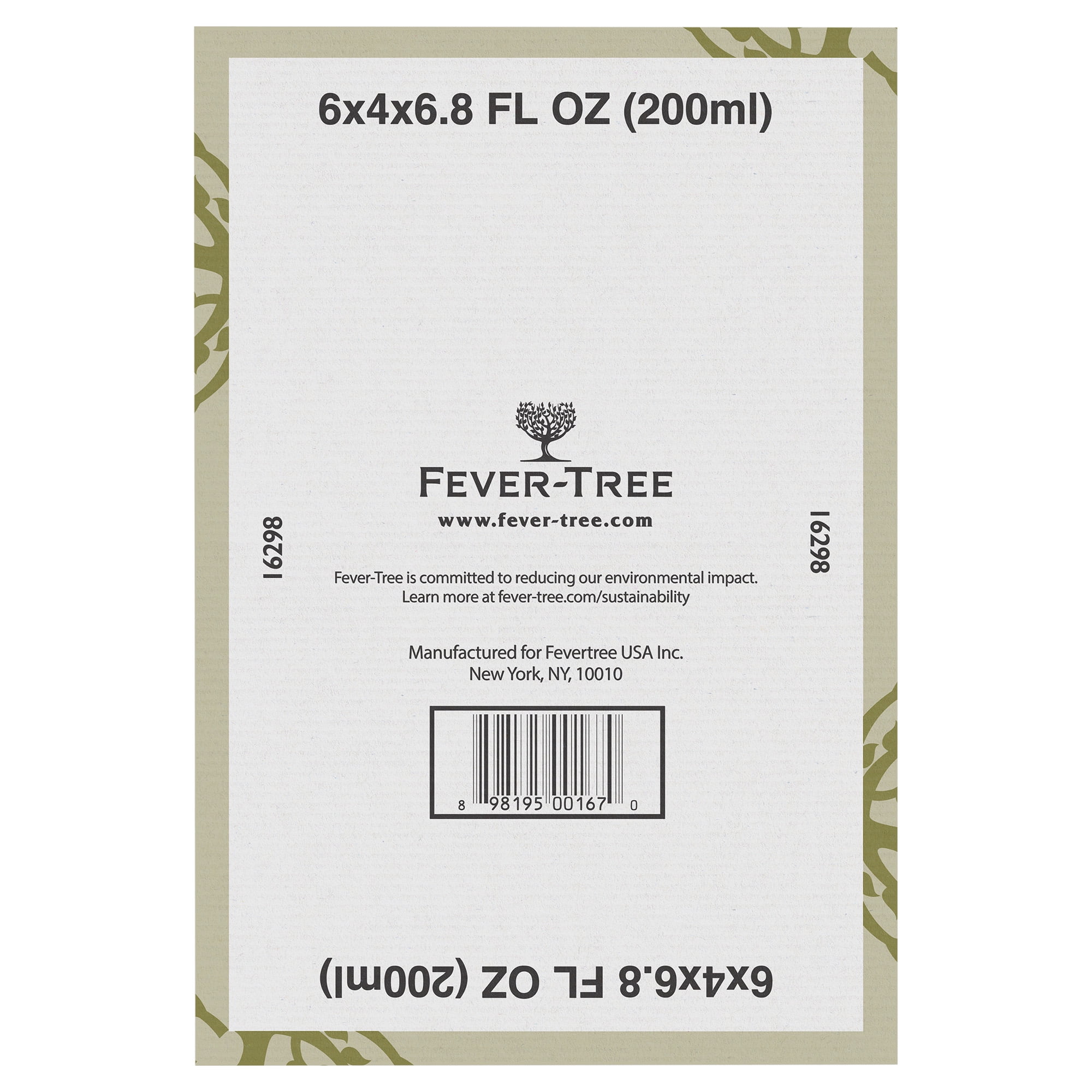 (24 Bottles) Fever-Tree Light Ginger Beer, 6.8 Fl Oz