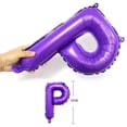 thumbnail image 2 of Banner con globos KALOR, papel de aluminio, 40 cm, color morado y rosa, 2 of 6